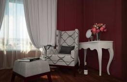 Burgundy color in the interior: a combination of burgundy worthy of kings