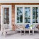 Veranda připojená k domu - designové projekty a dekorace moderní terasy (60 fotografií)