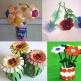 DIY kytice z odpadových materiálů