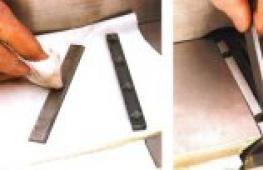 Pag-install at pagsasaayos ng jointer knives